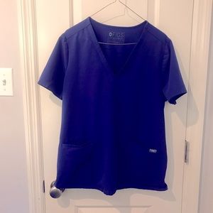 Figs Casma Size L deep royal blue